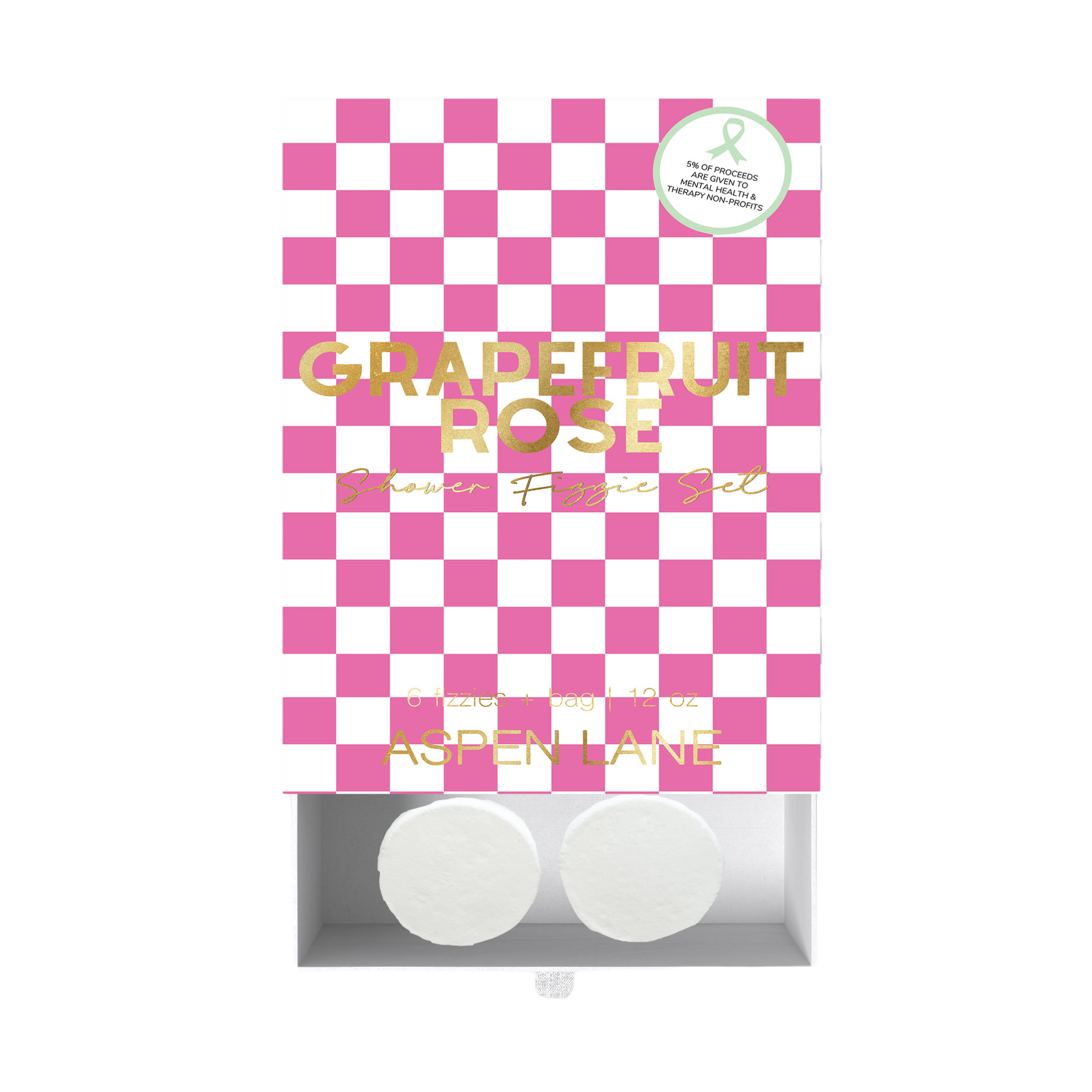 Grapefruit Rose Shower Steamer Fizzie Set - Aspen Lane