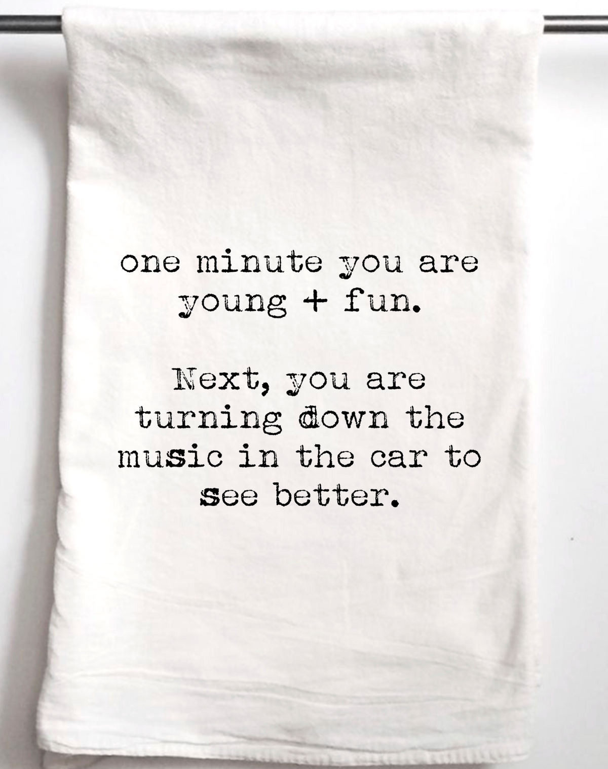 Car Stereo Young Gift Towel - Aspen Lane