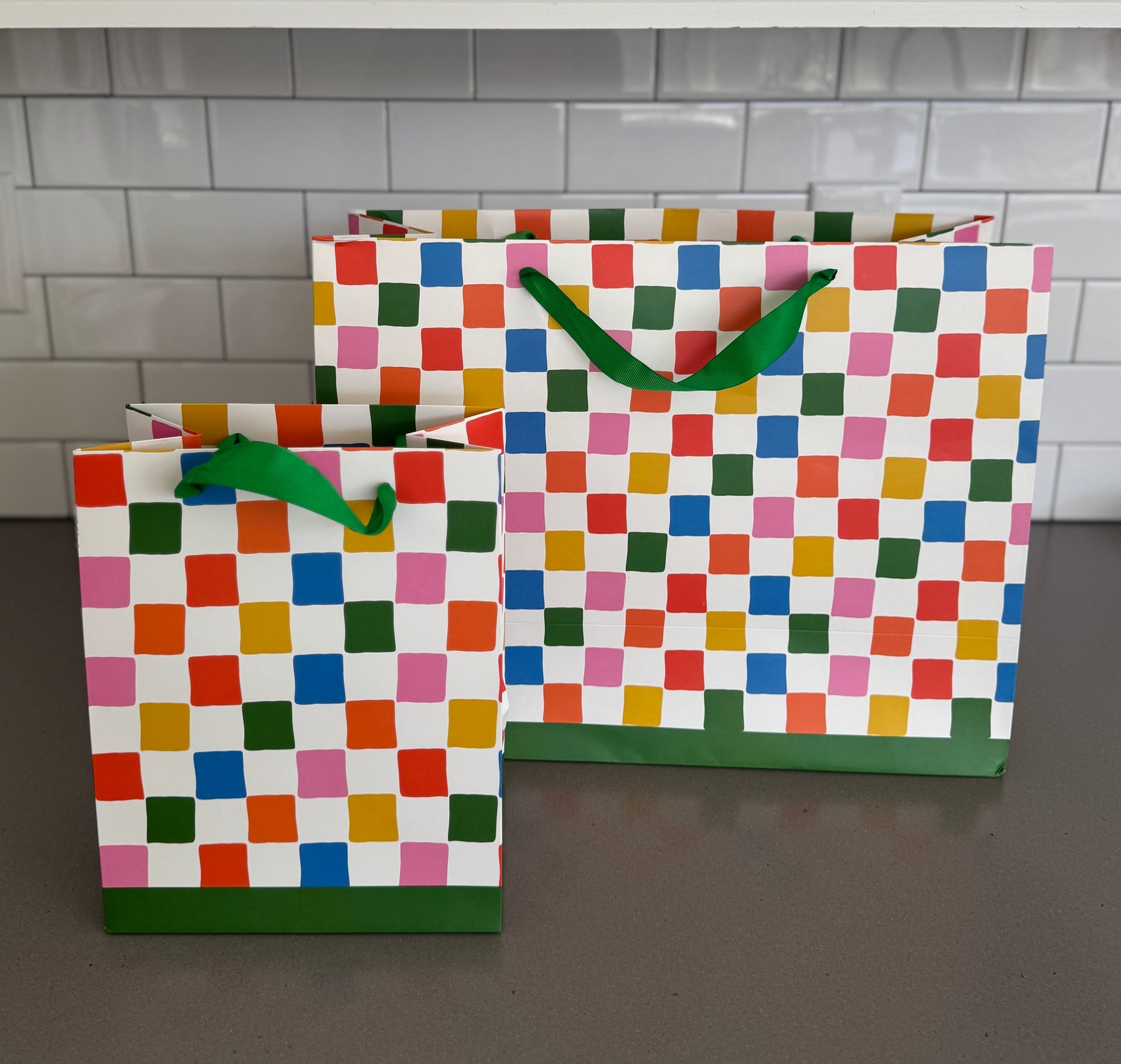 Happy Check Logo Bag | w/ your logo | FREE FREIGHT