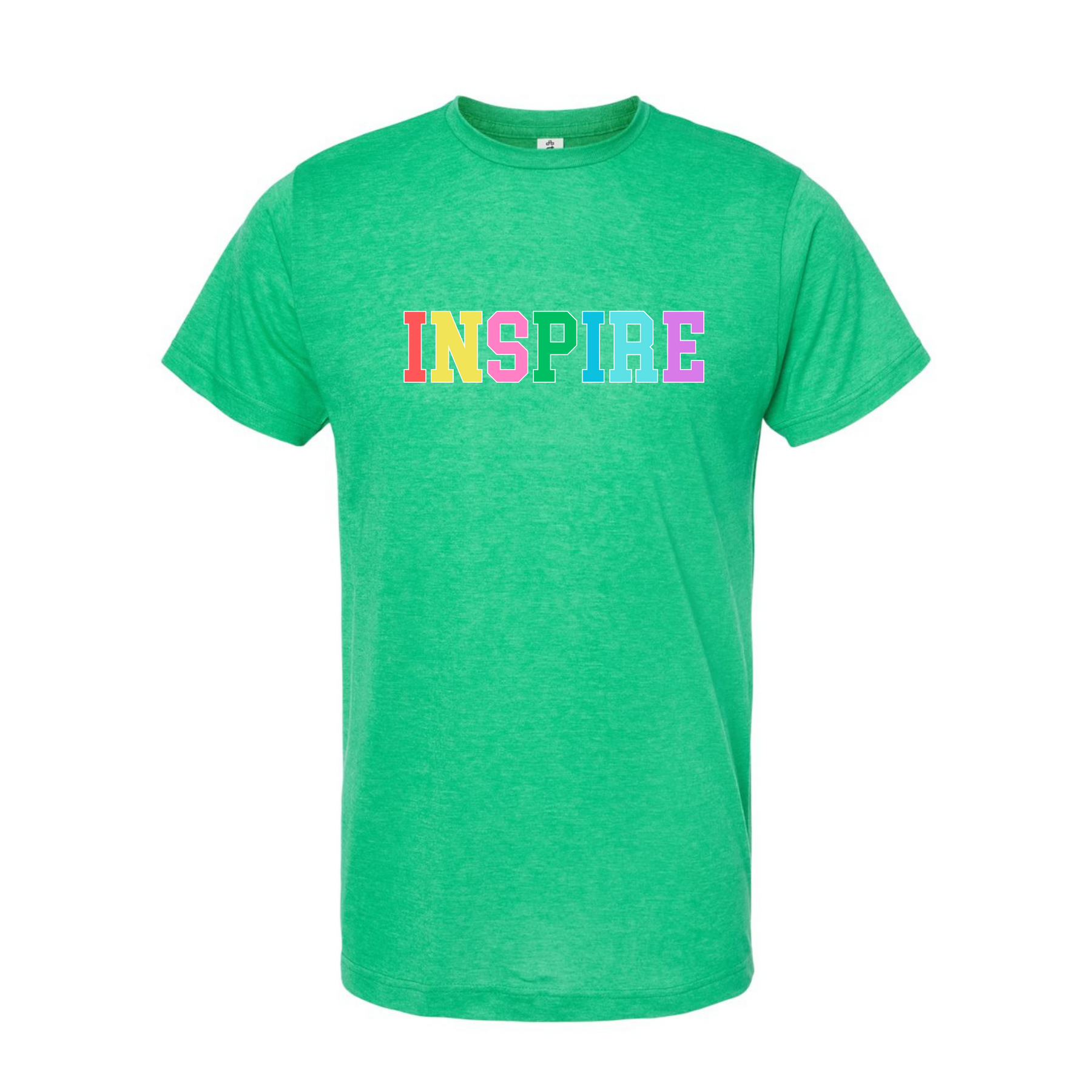 Inspire Green Tee: Green (Youth + Adult) - Aspen Lane