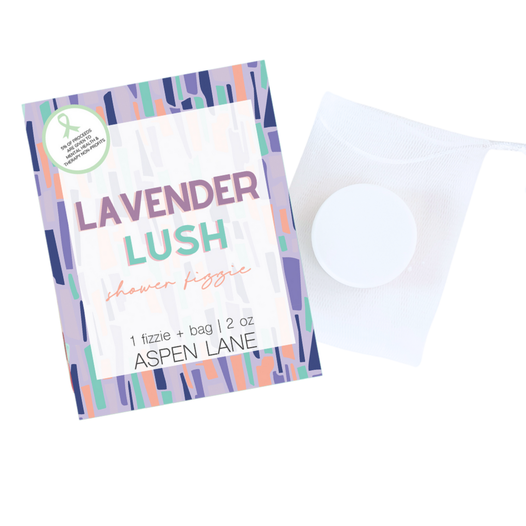 Lavender Lush Shower Fizzie | Boxed - Aspen Lane