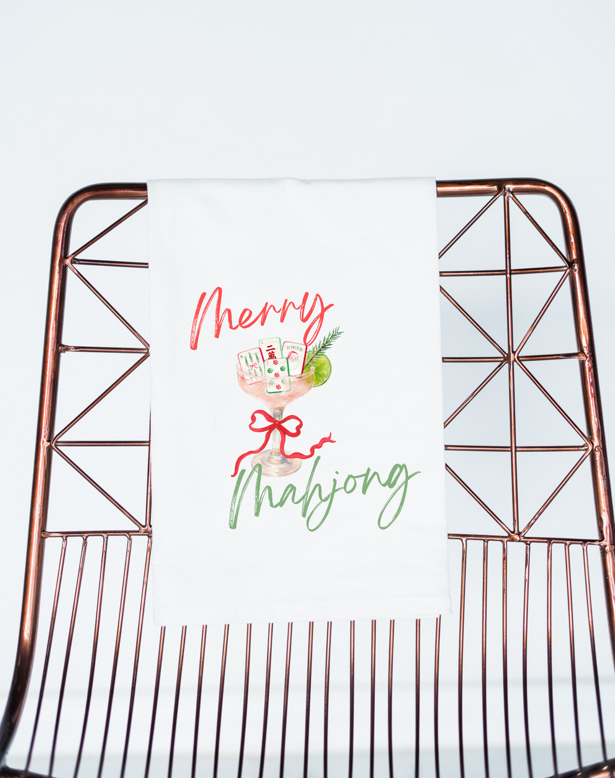 Merry Mahjong Gift Towel