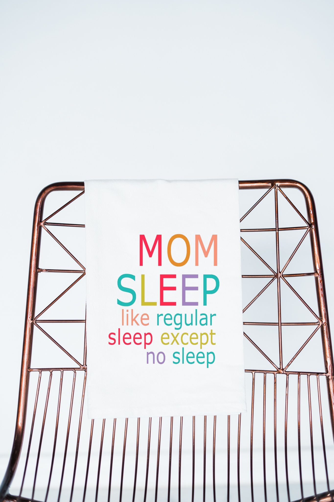 Mom Sleep Funny New Mom Gift Towel - Aspen Lane