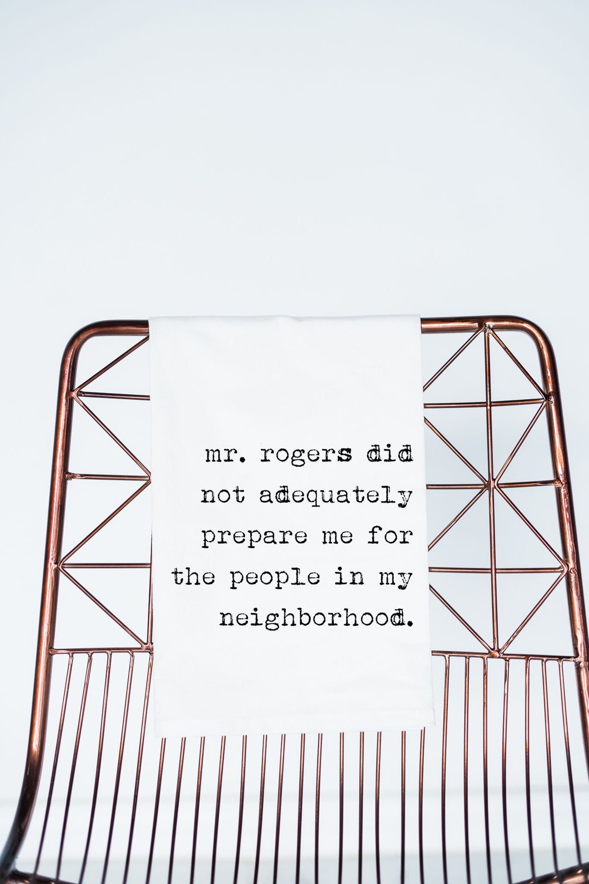 Mr. Rogers Flour Sack Towel - Aspen Lane