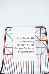 Mr. Rogers Flour Sack Towel - Aspen Lane