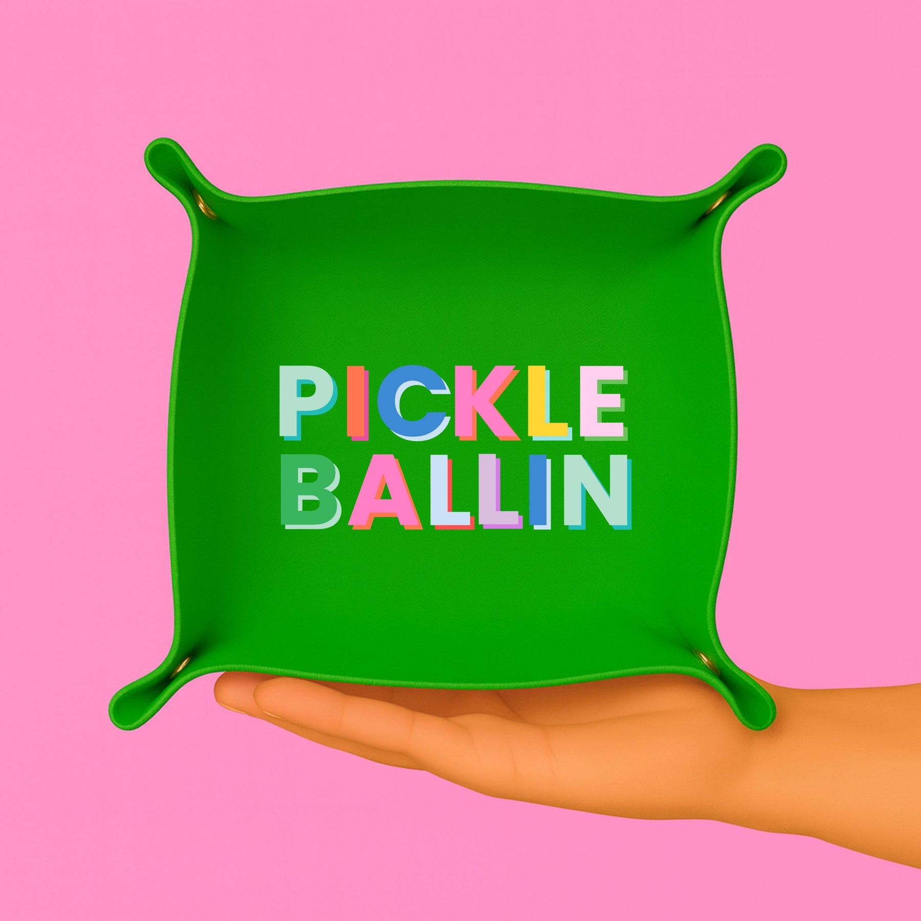 Pickleball Trinket Tray | Green