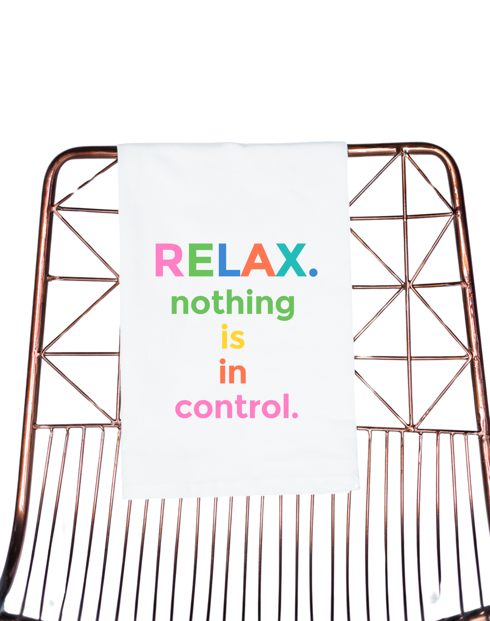 Relax Nothing Is In Control Gift Towel - Aspen Lane