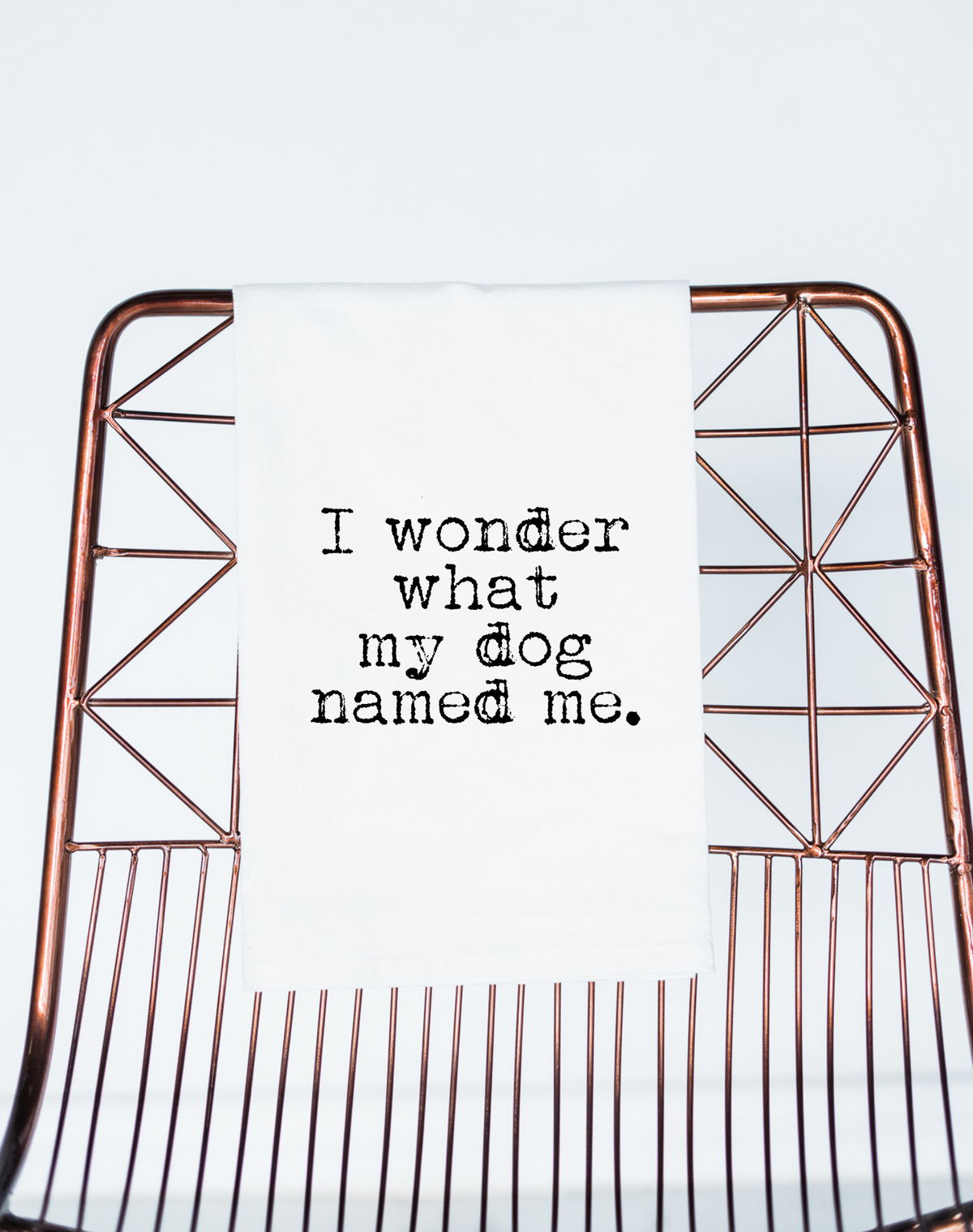 Wonder Dog Named Me Gift Towel - Aspen Lane