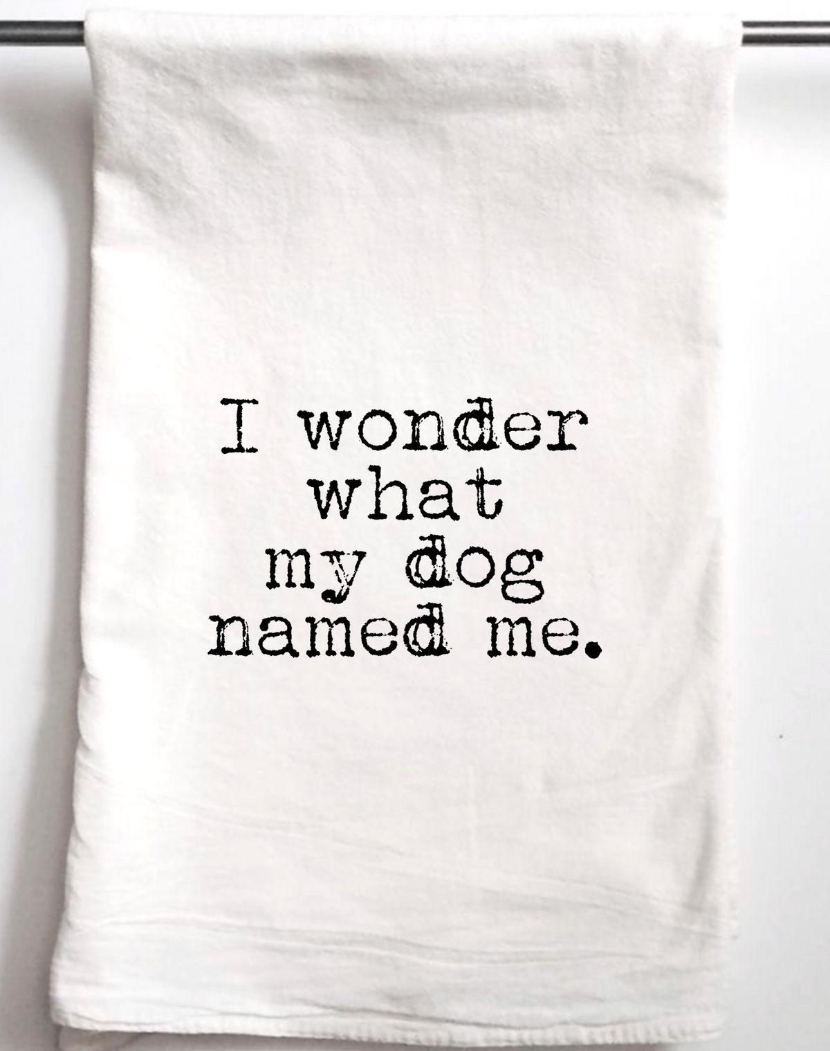 Wonder Dog Named Me Gift Towel - Aspen Lane