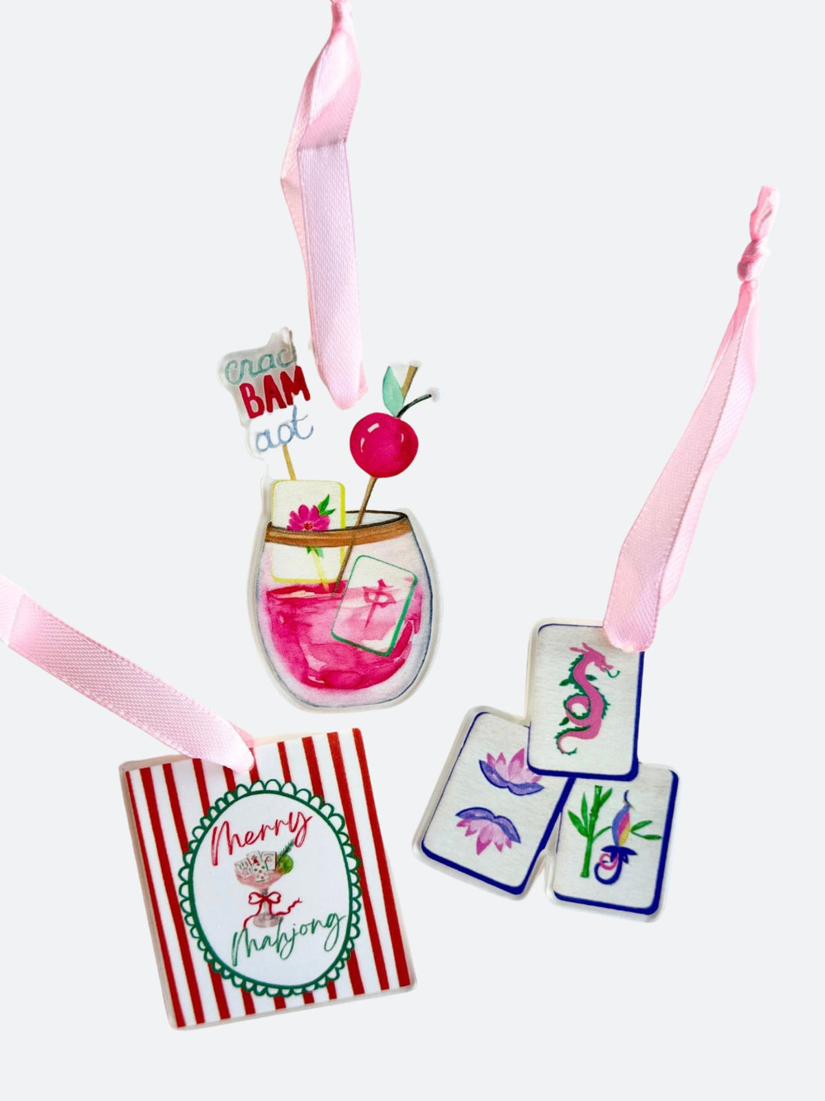 Mahjong Petite Acrylic Ornament