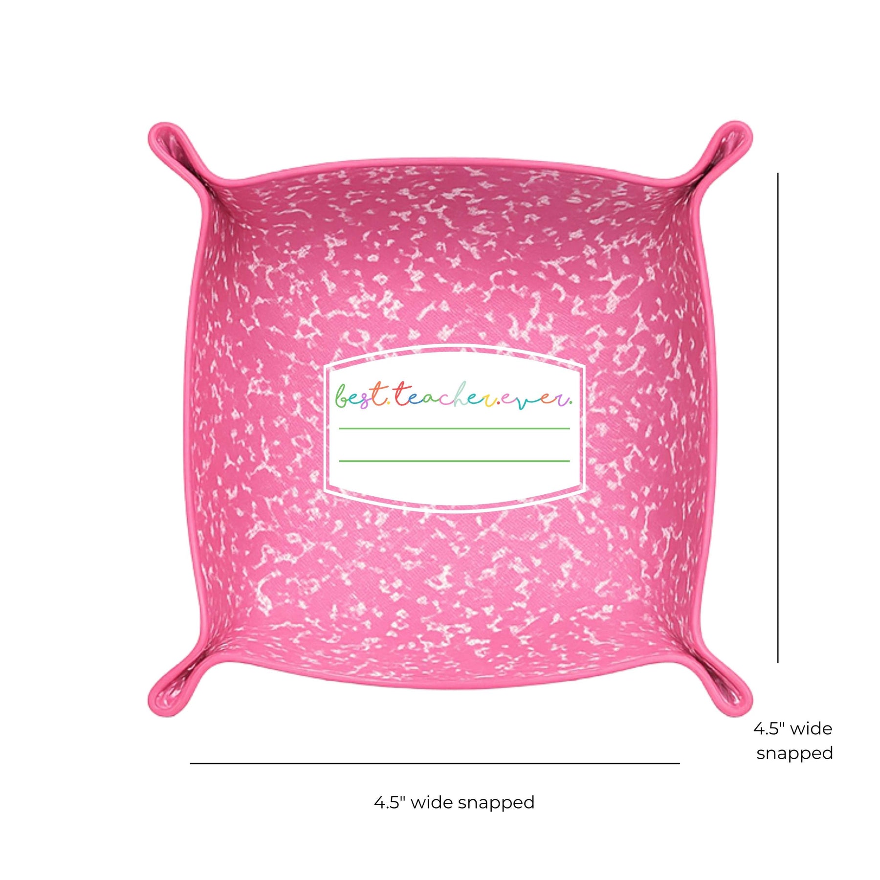 Composition Notepad Trinket Gift Tray | Teacher Appreciation