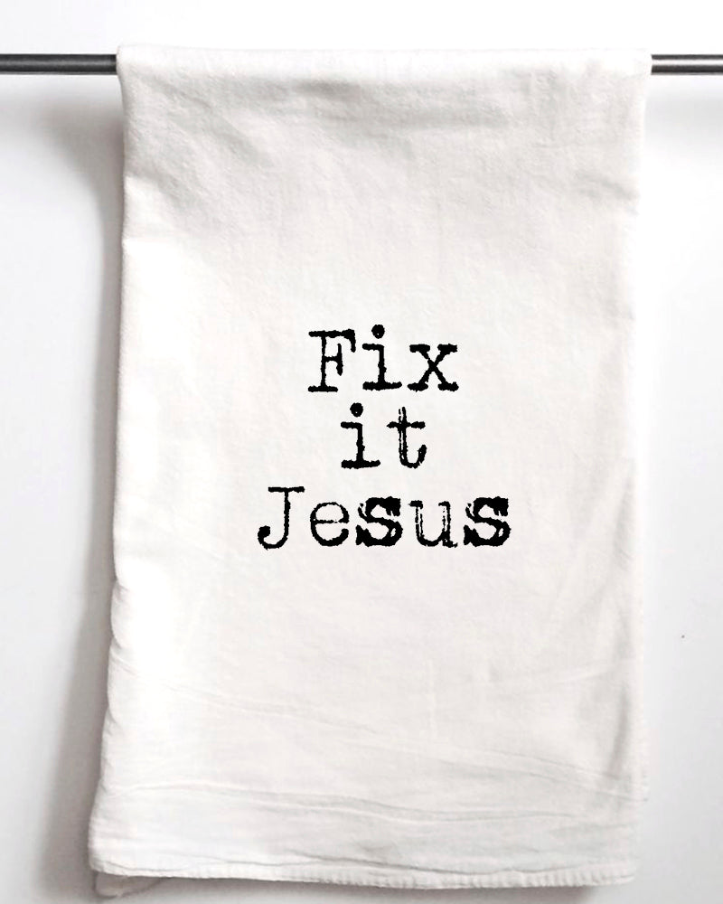 Fix It Jesus Gift Towel - Aspen Lane