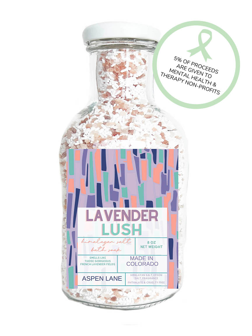 Lavender Lush Himalayan Bath Soak - Aspen Lane 