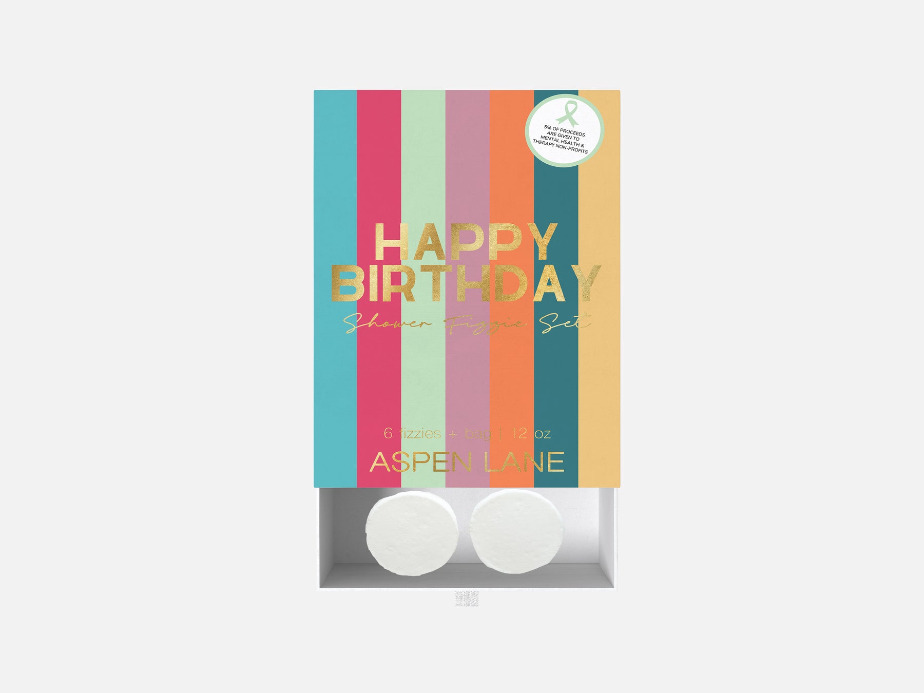 Happy Birthday Shower Steamer Fizzie Set - Aspen Lane