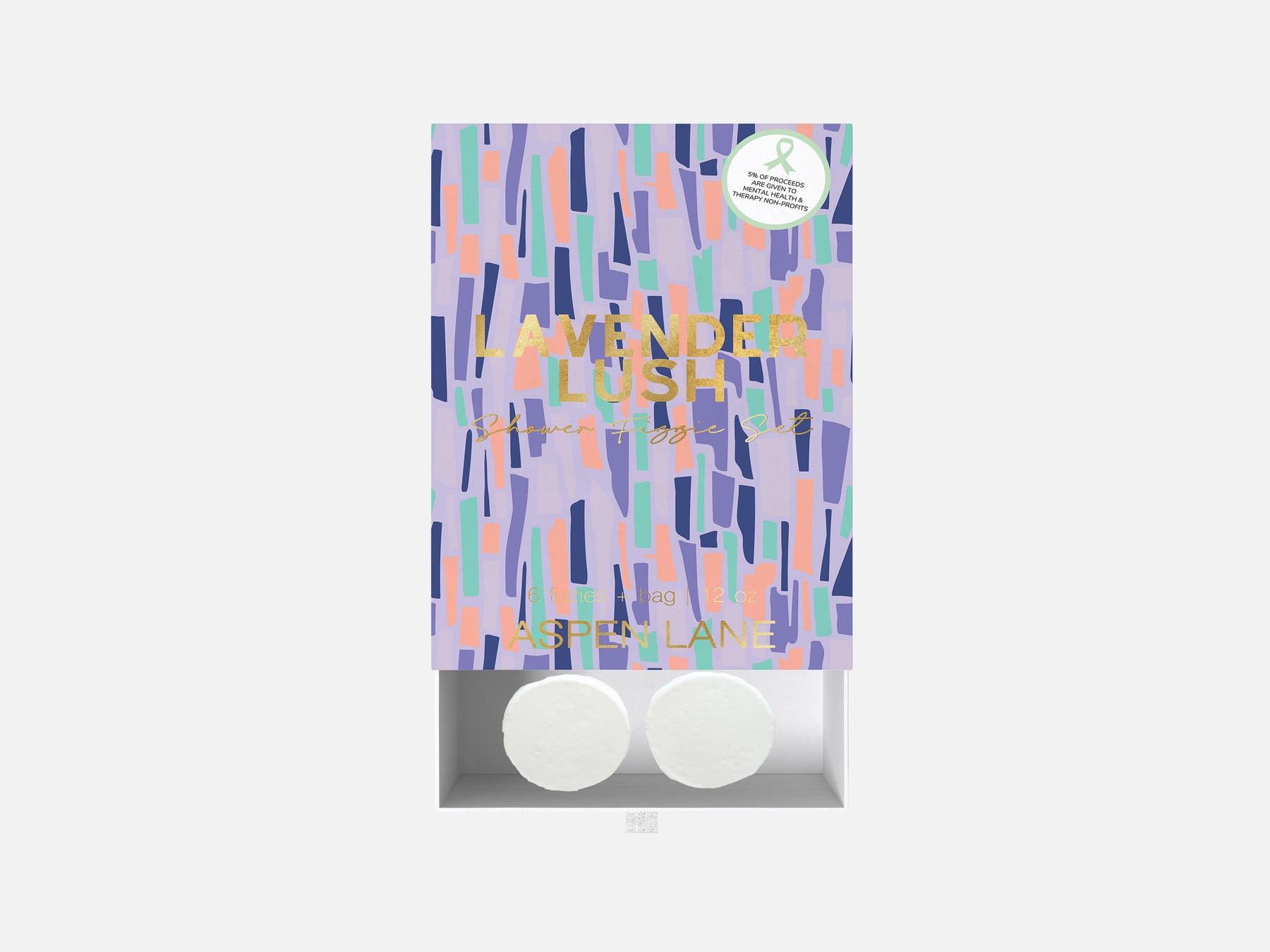 Lavender Lush Shower Steamer Fizzie Set - Aspen Lane