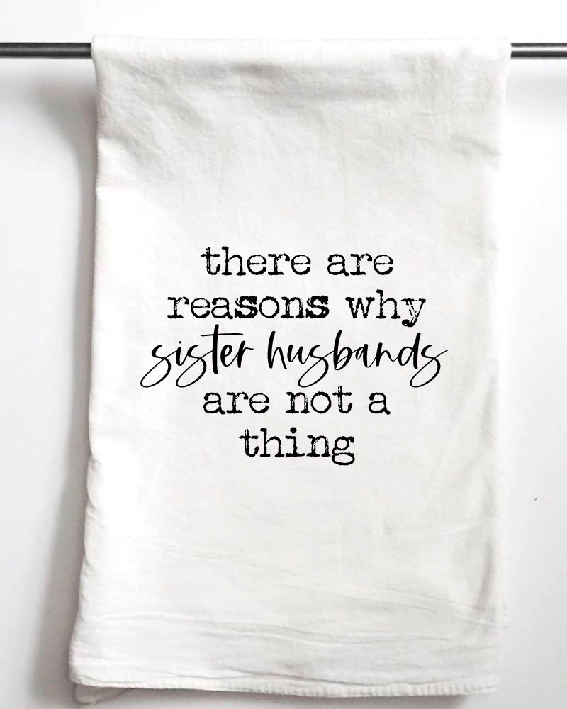 Sister Husbands Funny Gift Towel - Aspen Lane