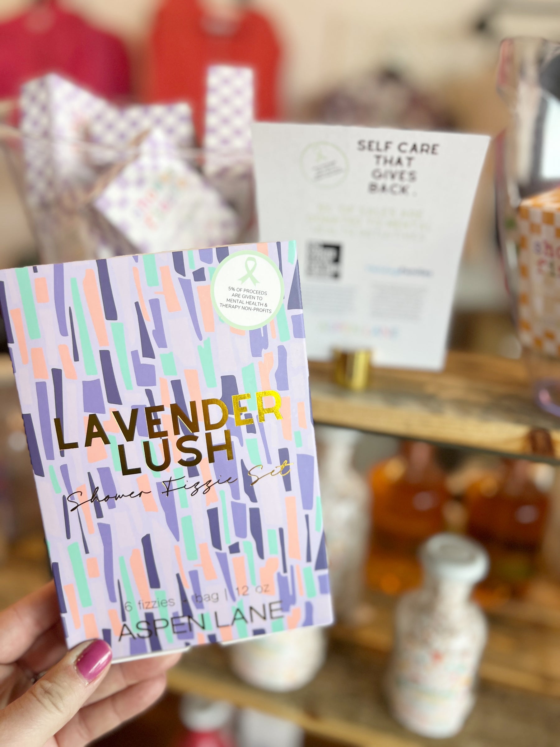 Lavender Lush Shower Steamer Fizzie Set - Aspen Lane