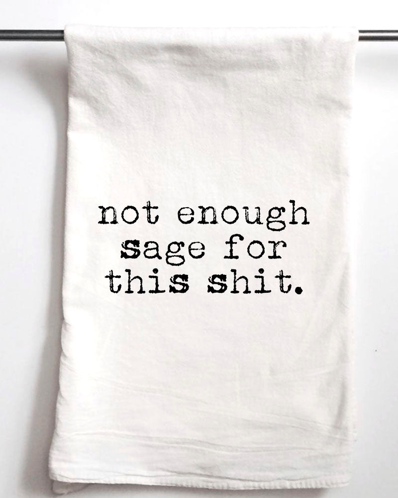 Not Enough Sage Gift Towel - Aspen Lane