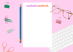 Name Personalized Name Notepad | 2-Tone - Aspen Lane 