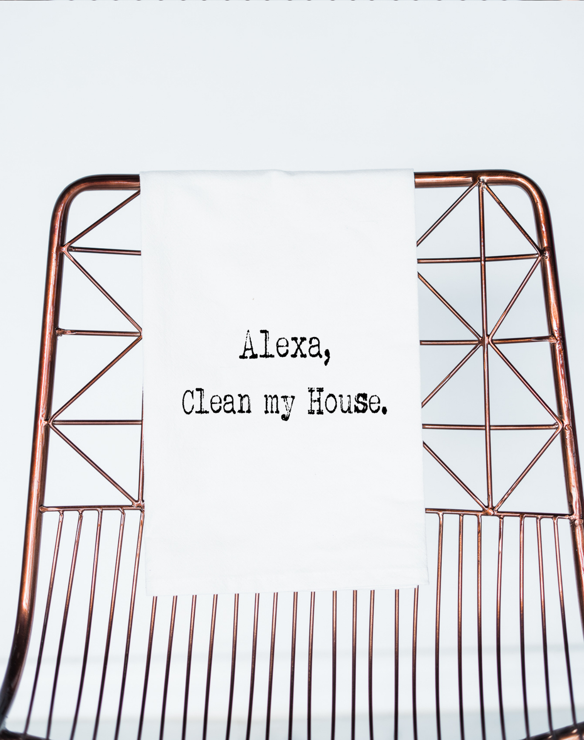 Alexa Clean My House Flour Sack Towel