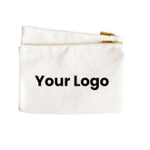 Canvas Flat Zip | Bulk Wholesale Name Drop