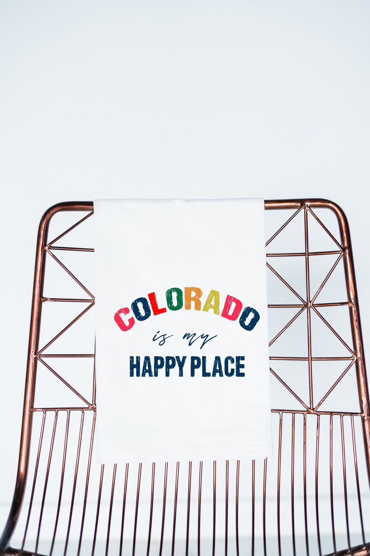 Happy Place Classic Custom Towel (Your City or State) | Bulk Wholesale