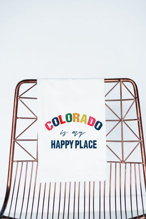 Happy Place Classic Custom Towel (Your City or State) | Bulk Wholesale
