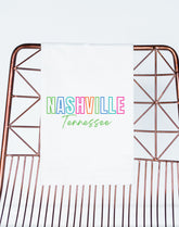 Bright Hollow (Your City or State) Custom Towel | Bulk Wholesale Name Drop
