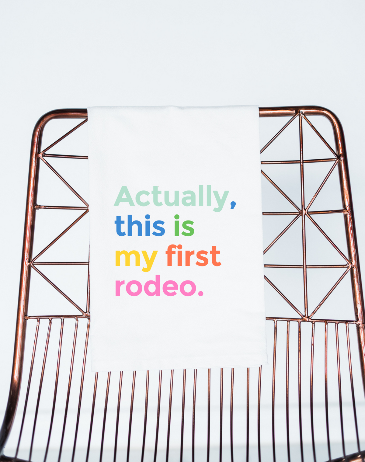 First Rodeo Gift Towel - Aspen Lane 