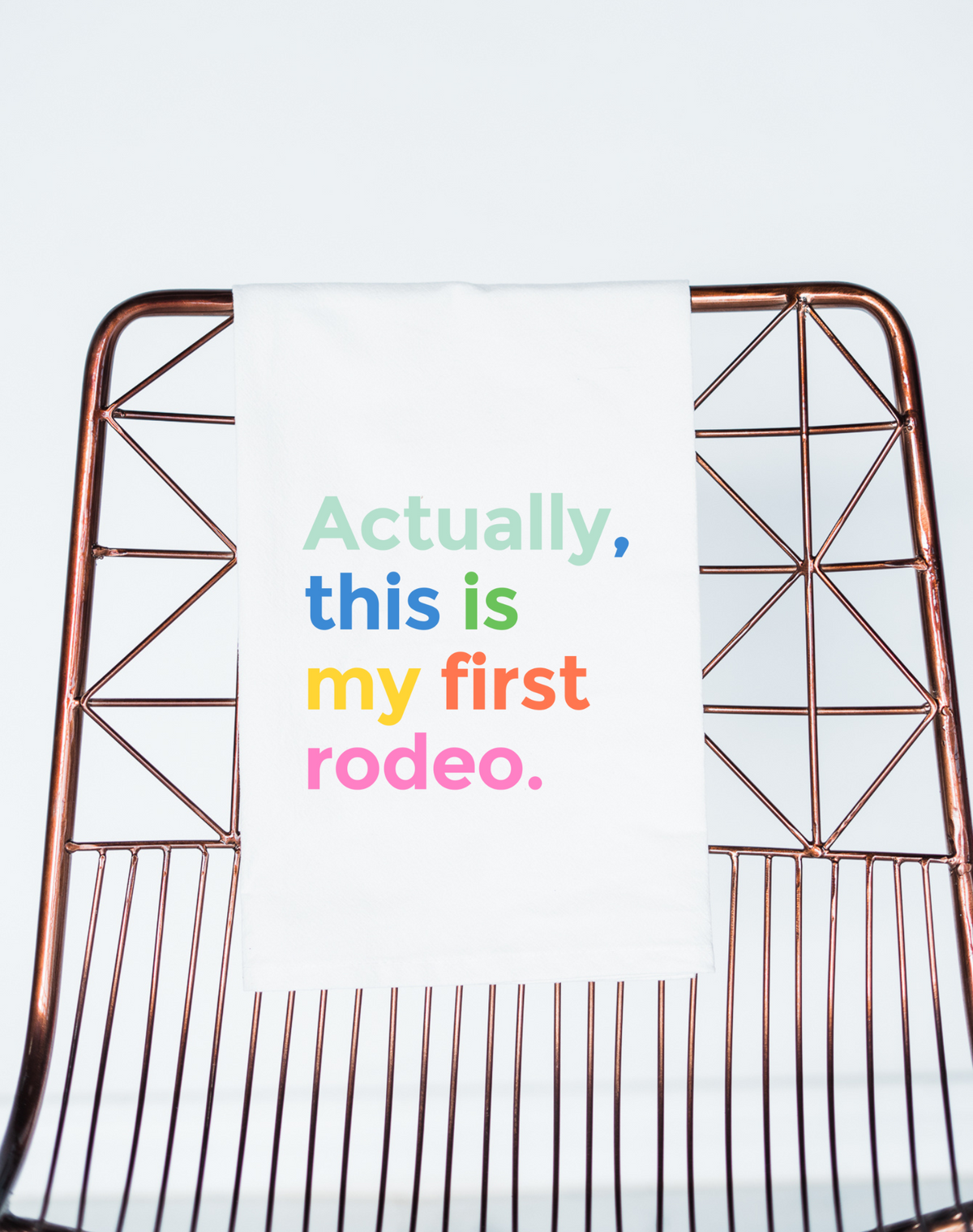 First Rodeo Gift Towel