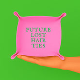 Future Lost Hair Ties Trinket Tray | Pink & Green
