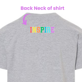 Inspire Fox Gray Tee - Aspen Lane 