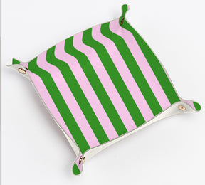 Snap Trinket Tray | Pink & Green - Aspen Lane 