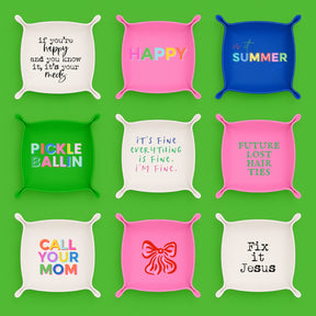 Colorful Trinket Tray | Case of 3 | Bulk Wholesale