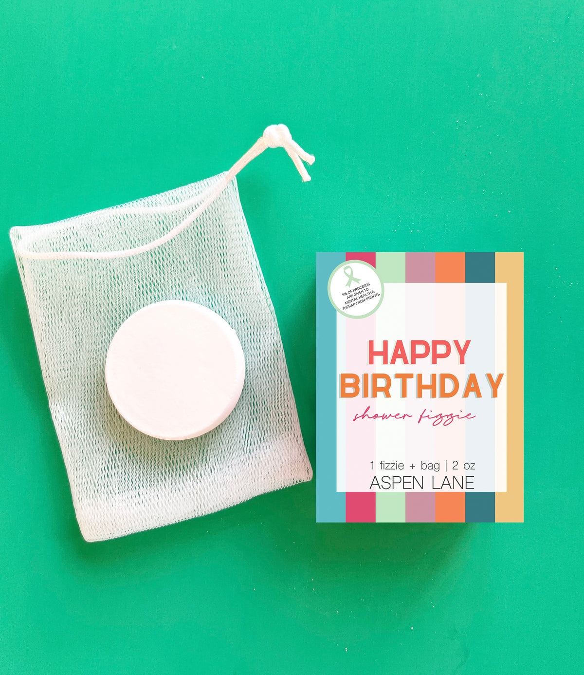 Happy Birthday Shower Fizzie | Boxed - Aspen Lane 