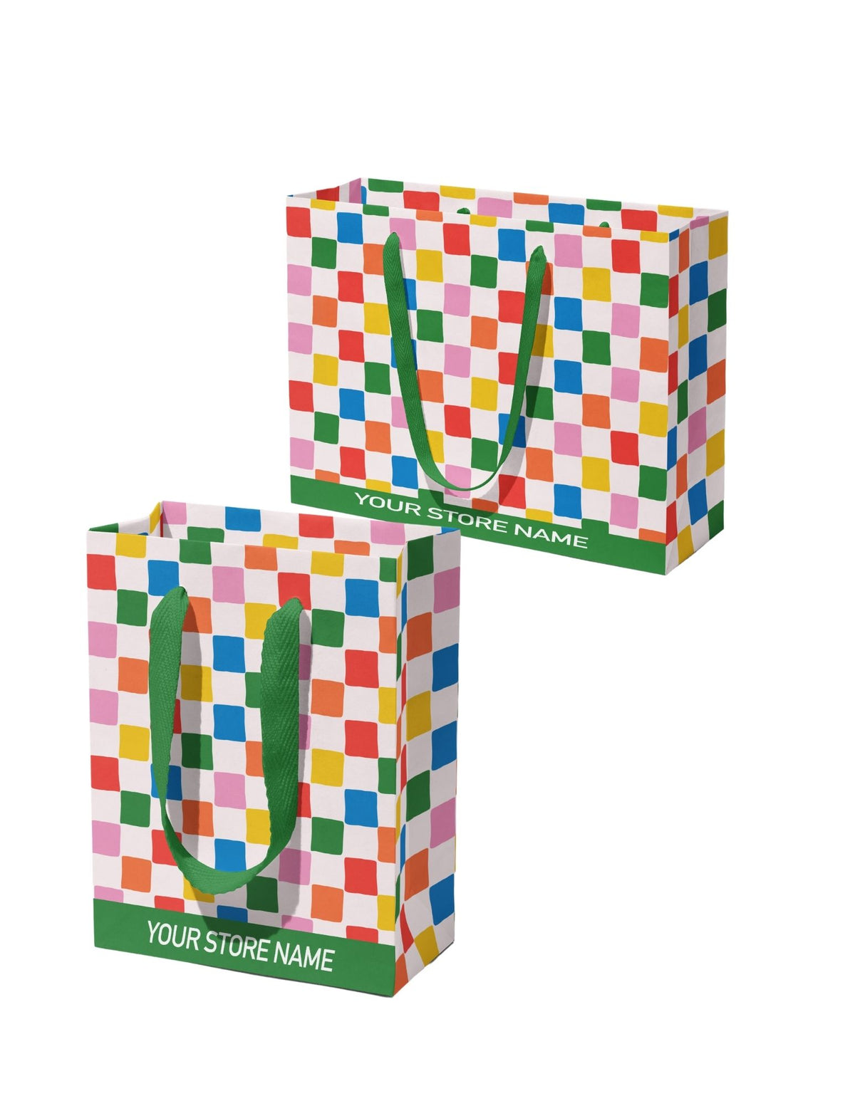 Happy Check Logo Bag | w/ your logo | FREE FREIGHT