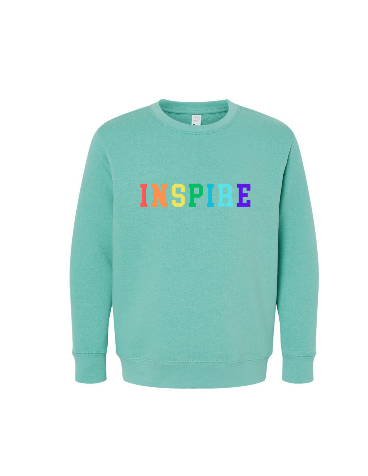 Inspire Seafoam Sweatshirt Youth + Adult - Aspen Lane 