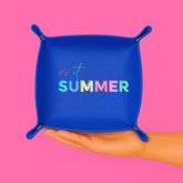Is it Summer Yet? Teacher Trinket Tray | Blue