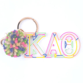 Acrylic sorority symbol keychain - Aspen Lane 