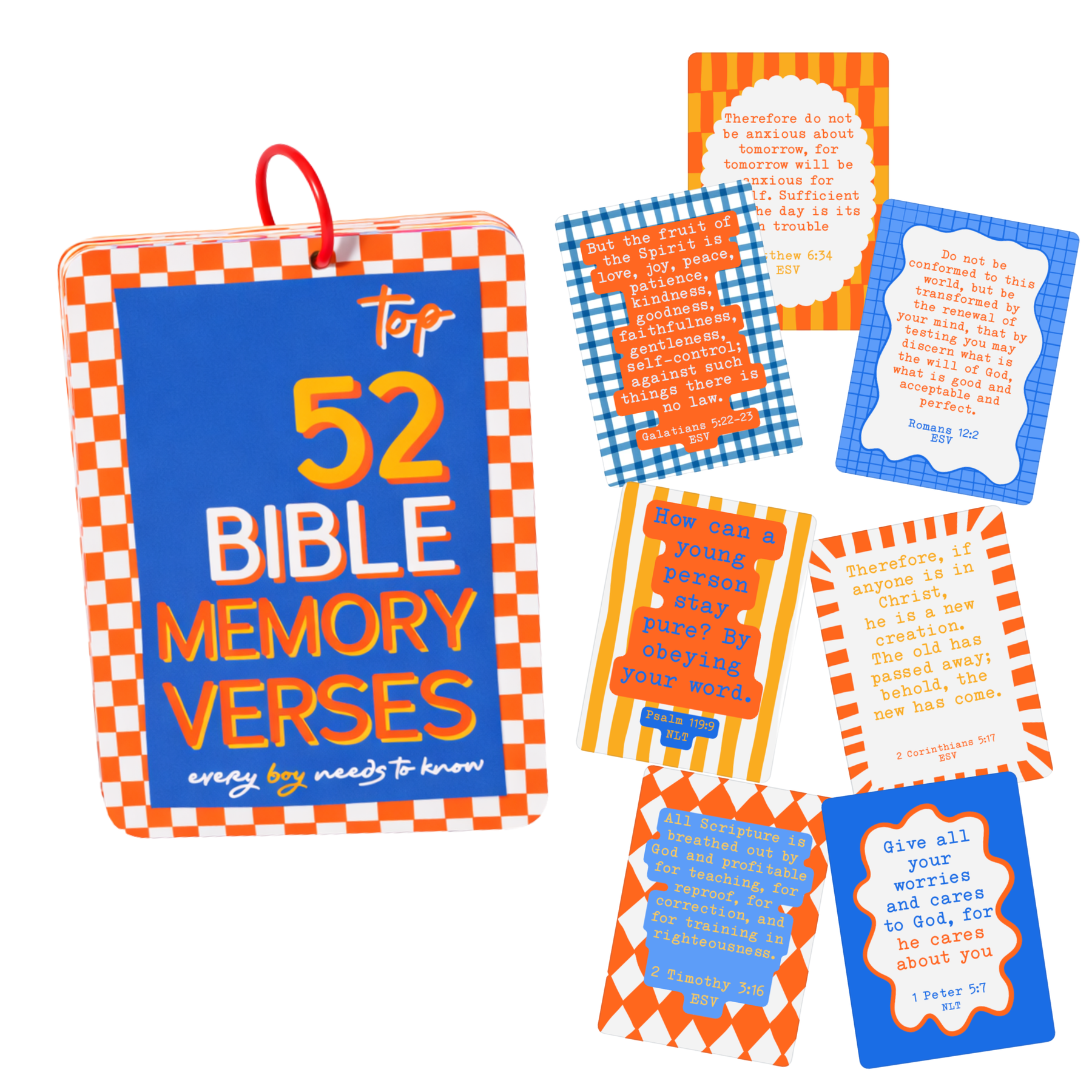 Kid's Scripture Memory Card Set - Aspen Lane 