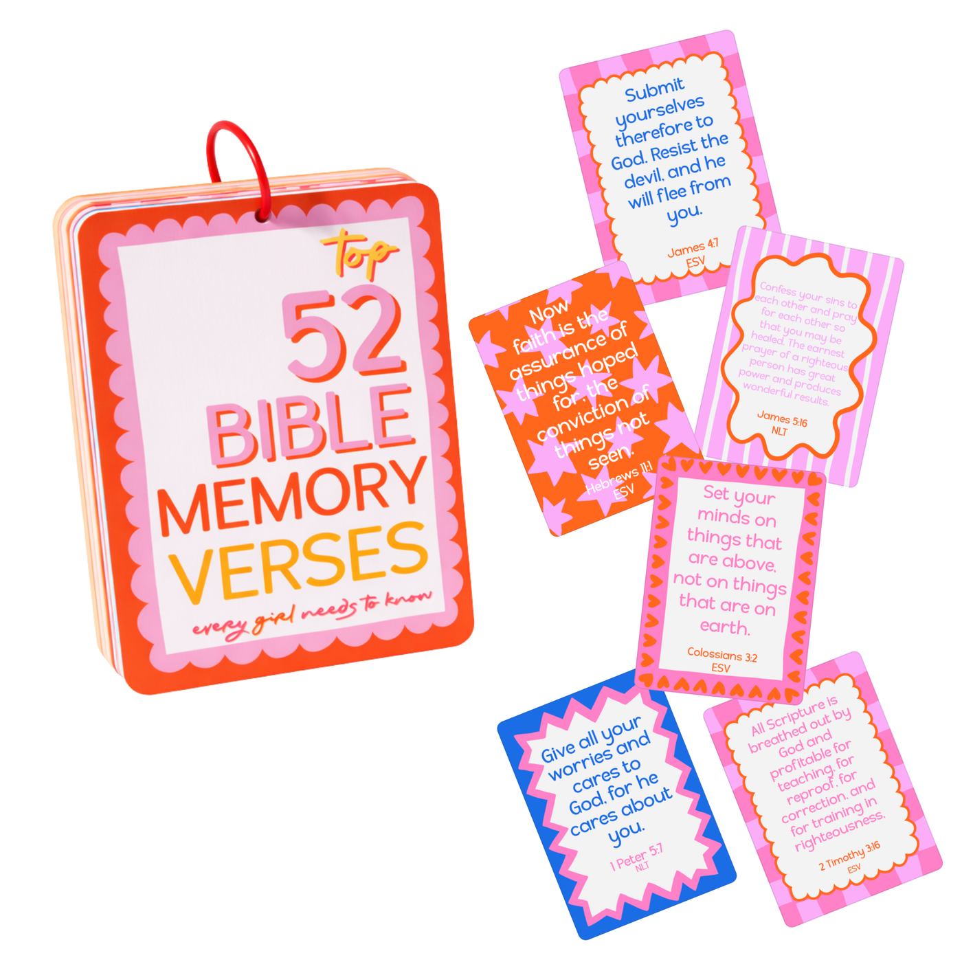 Kid's Scripture Memory Card Set - Aspen Lane 