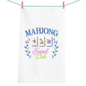 Mahjong Social Cub Gift Towel | Blue
