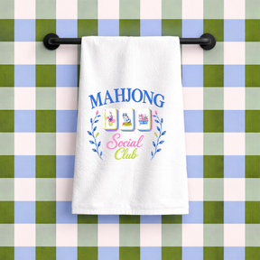 Mahjong Social Cub Gift Towel | Blue