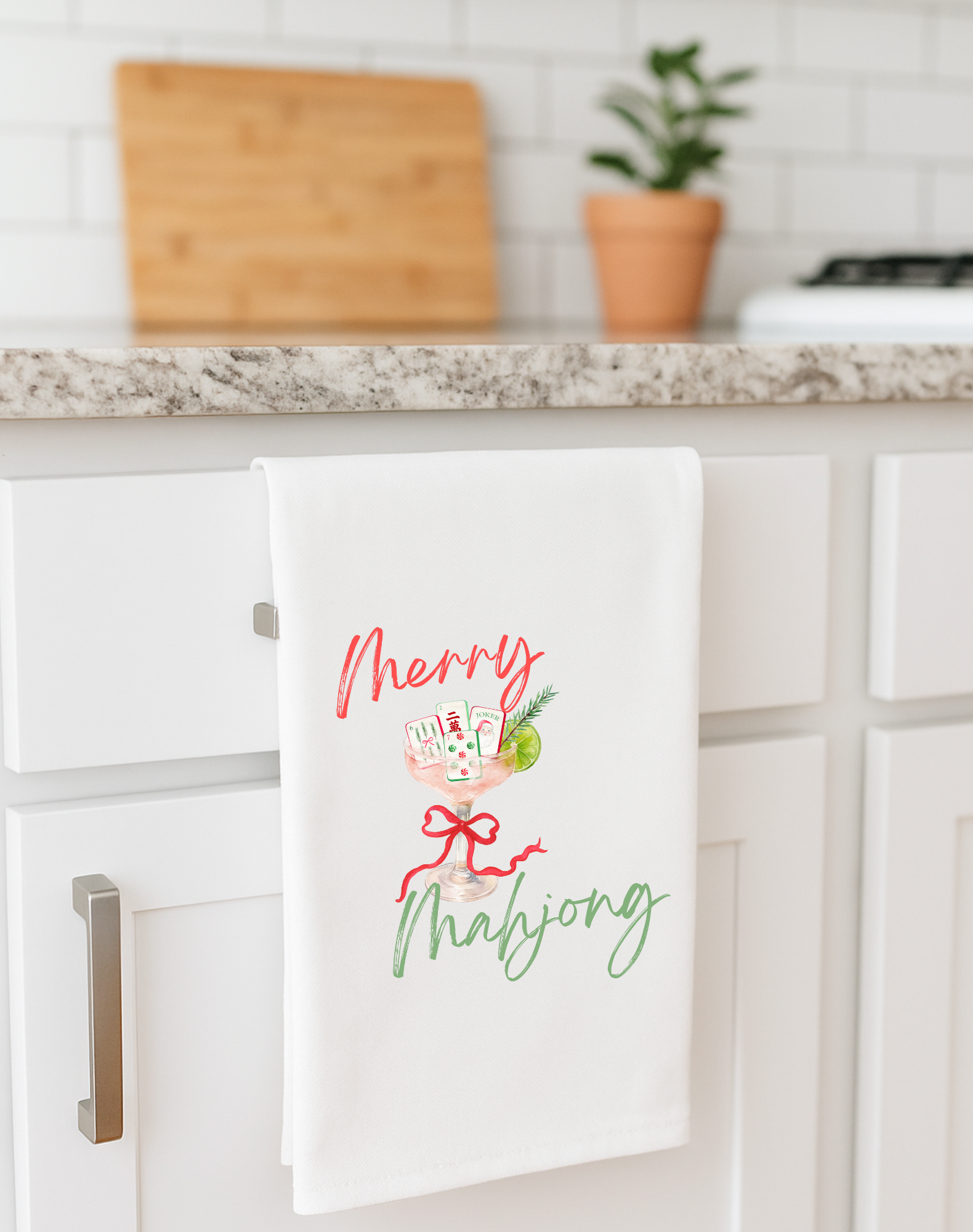 Merry Mahjong Gift Towel