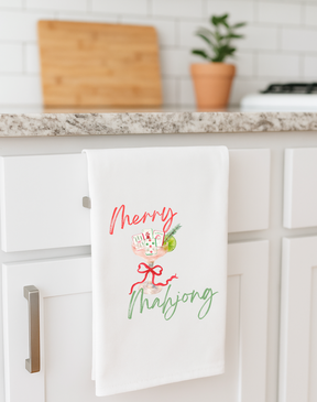 Merry Mahjong Gift Towel