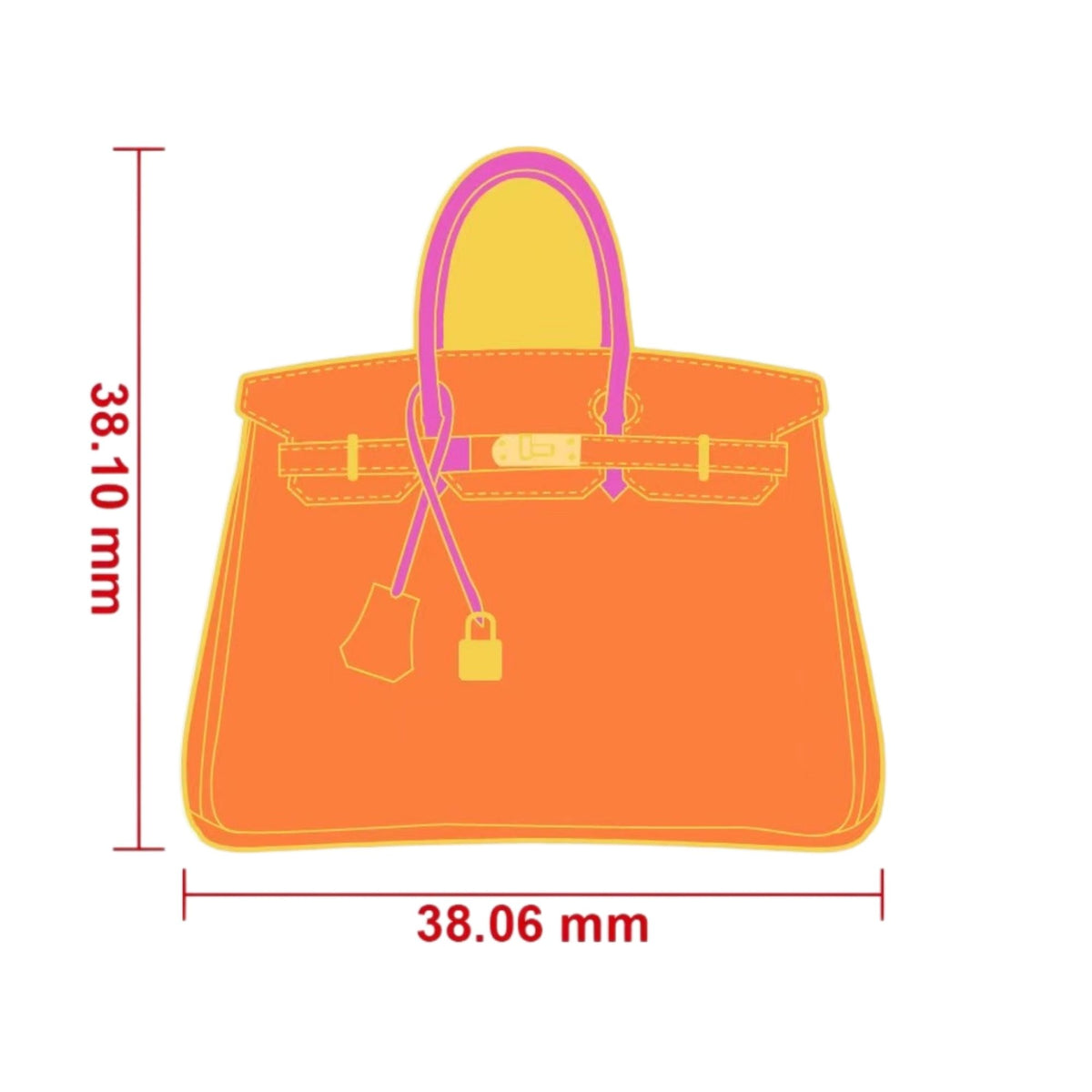 Needle Minder for Needlepoint & Cross Stitch | Orange Bag - Aspen Lane 