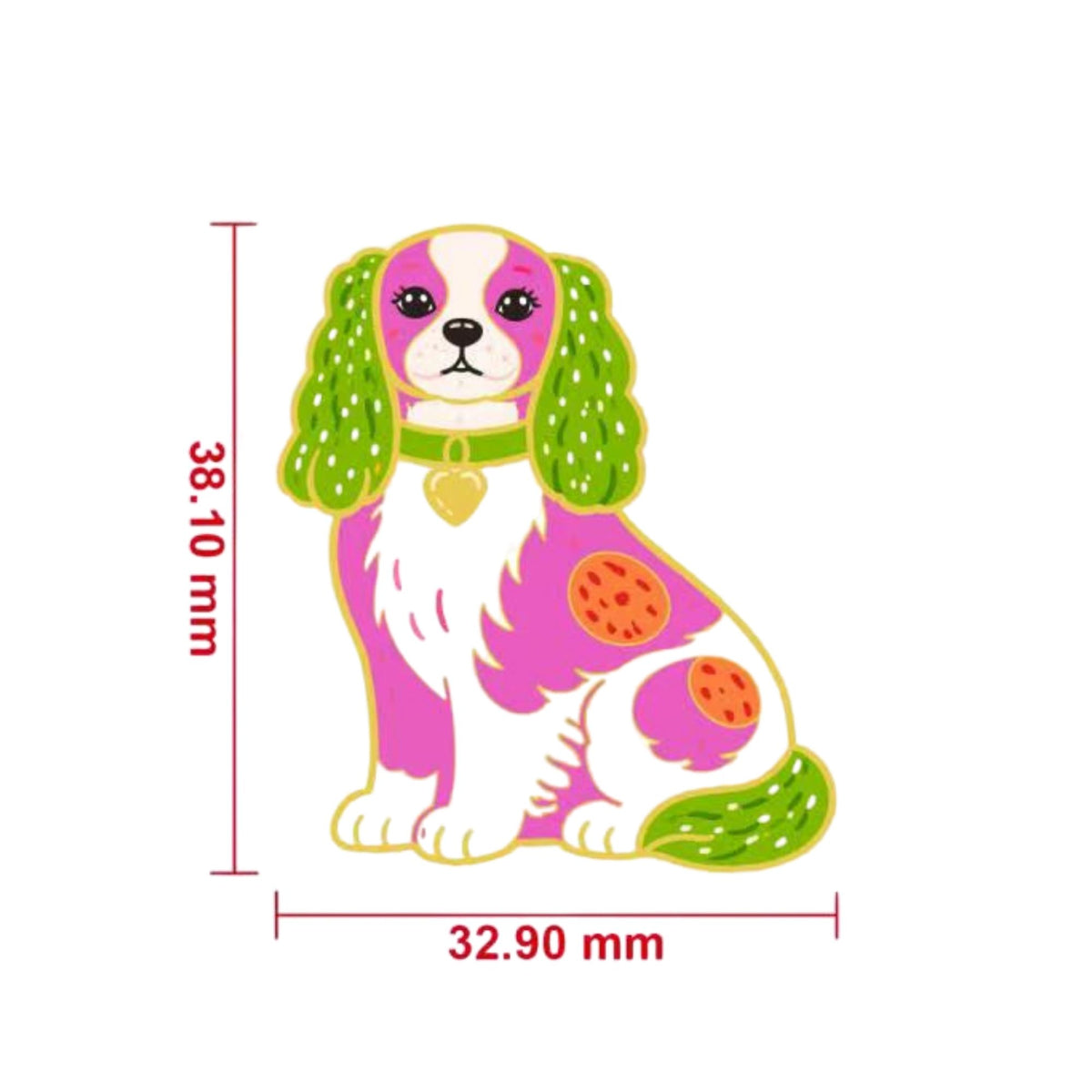 Needle Minder for Needlepoint & Cross Stitch | Pink Spaniel - Aspen Lane 