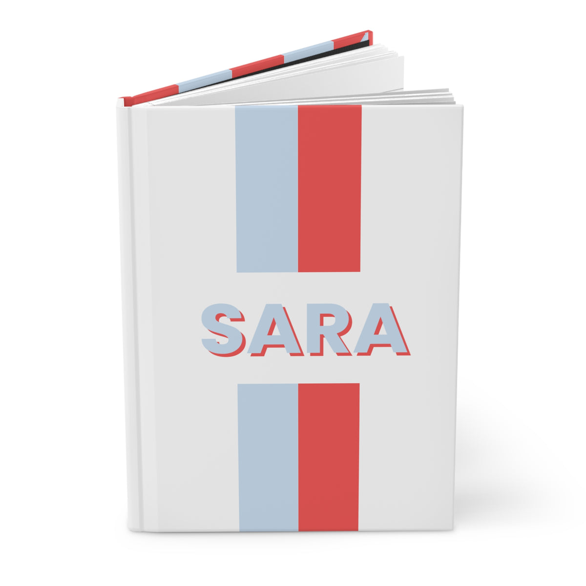 Personalized Monogram Journal Notebook | French Stripe