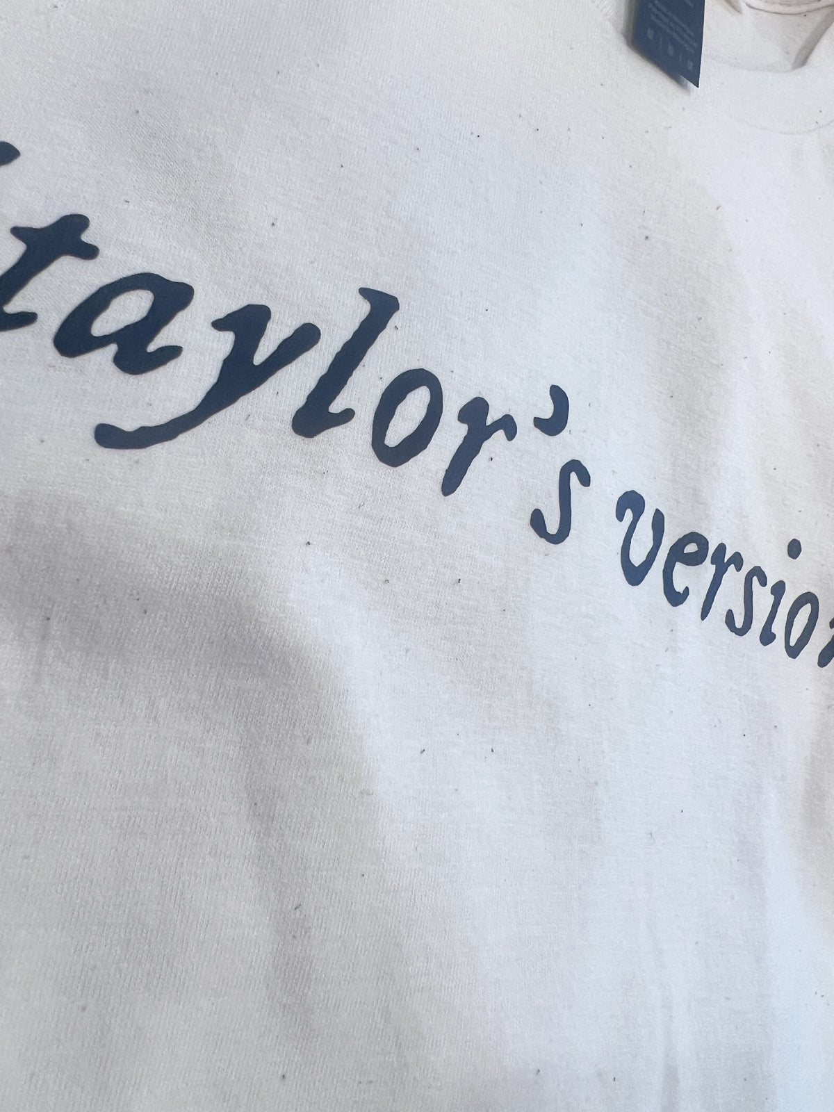 Taylor's Version T-Shirt (Oatmeal Spec)