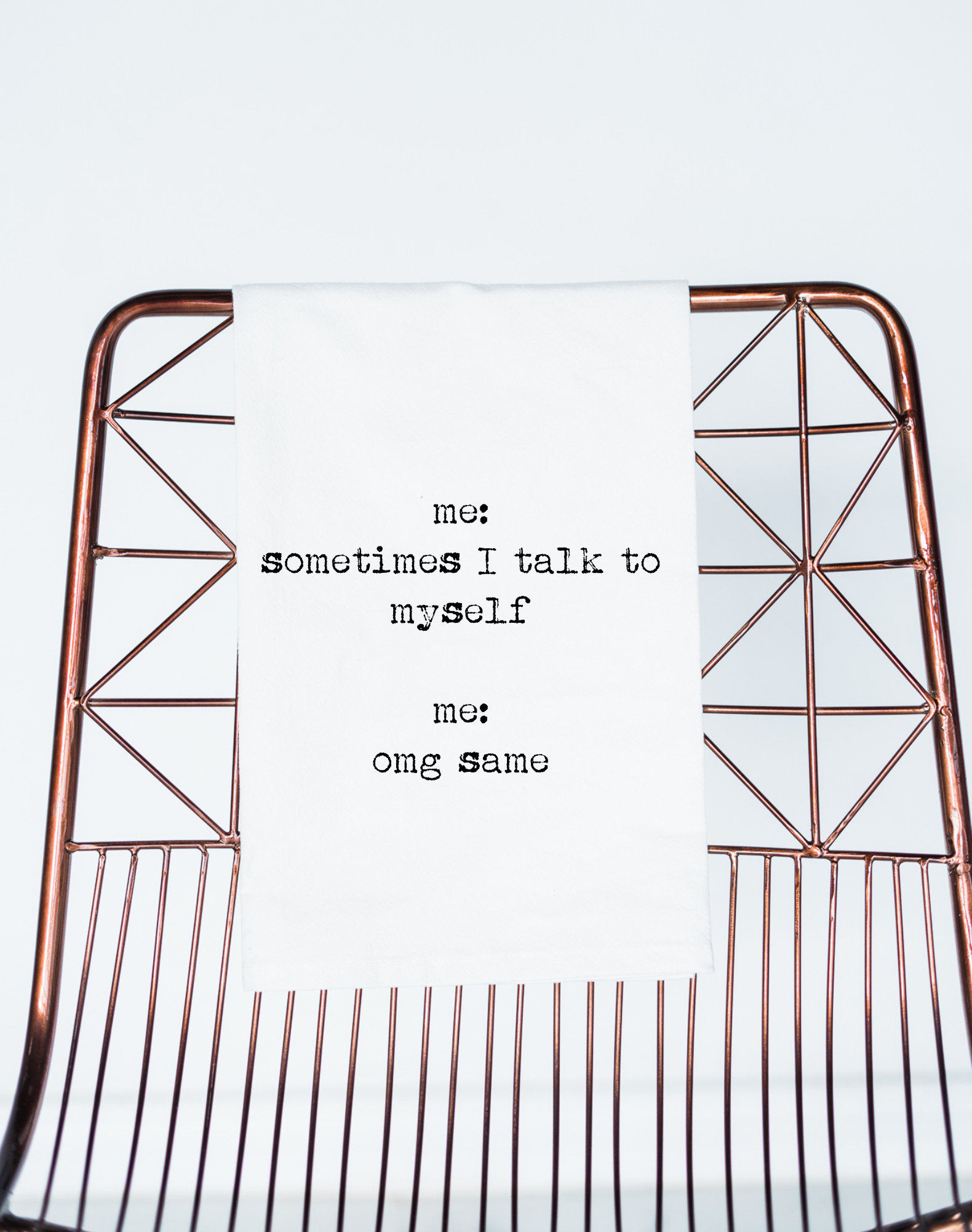 Talk to Self Gift Towel